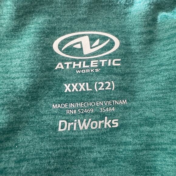 Athletic Works Teal DriWorks Shirt - Picture 2 of 5